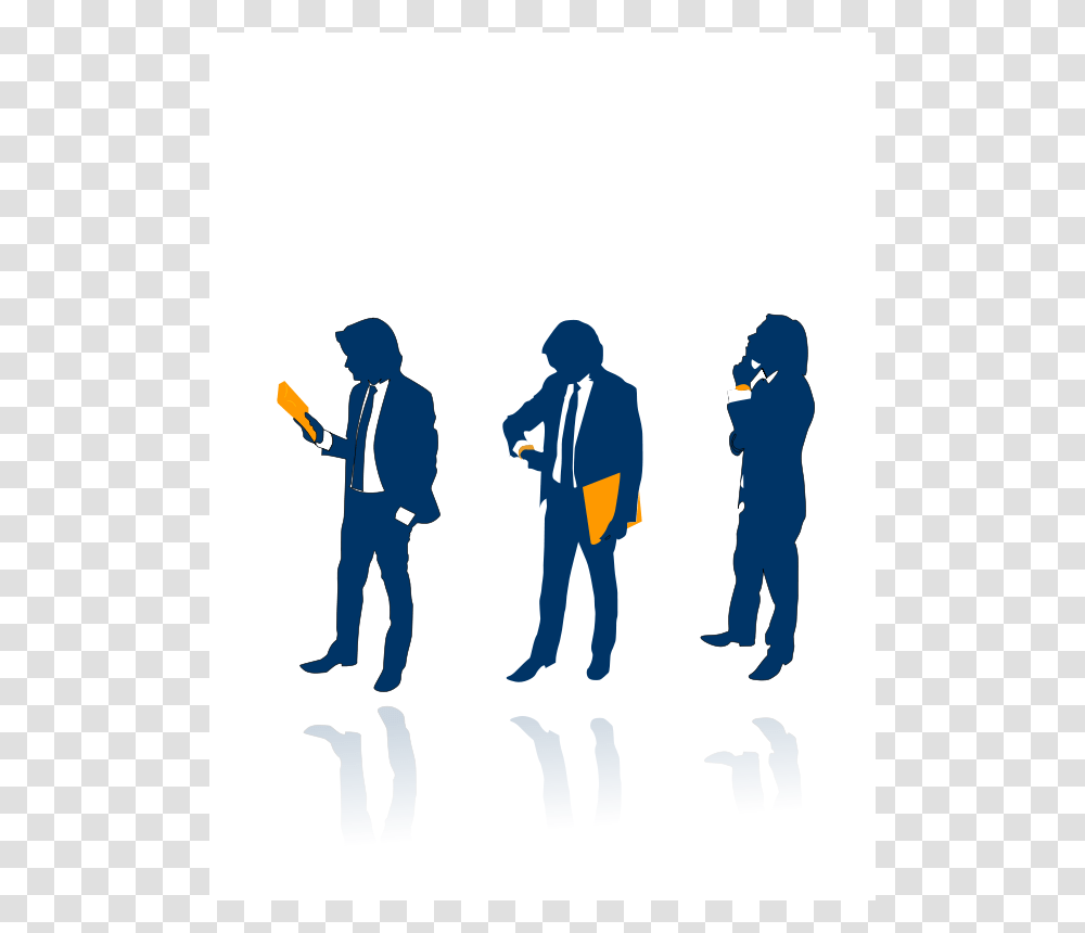 Business People, Finance, Person, Standing, Silhouette Transparent Png