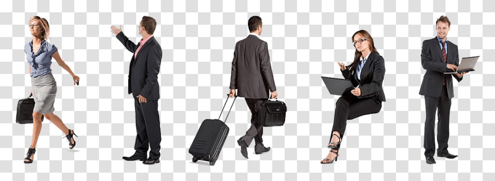 Business People Free, Person, Human, Luggage Transparent Png