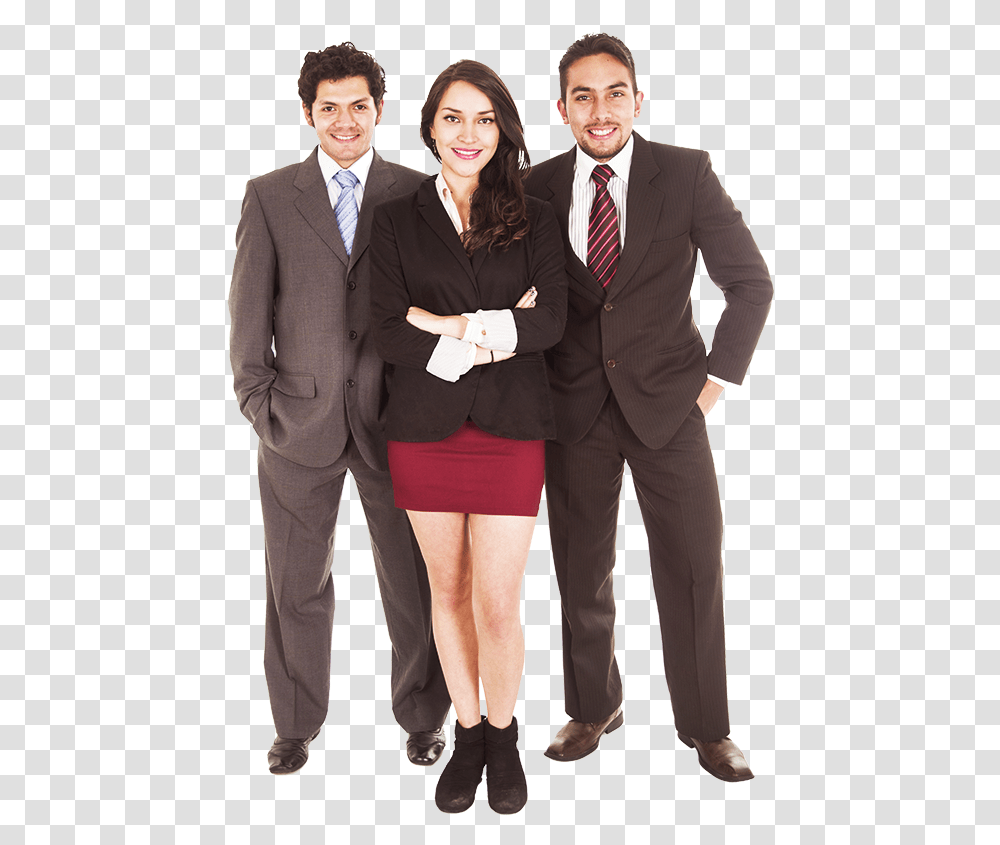 Business People Full Range Of Services You Can Depend Tuxedo, Tie, Clothing, Suit, Overcoat Transparent Png