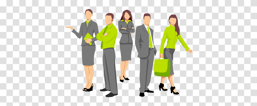 Business People High Quality Clipart, Person, Crowd, Standing, Executive Transparent Png