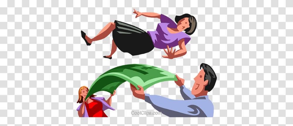 Business People Playing With Money Royalty Free Vector Clip Art, Person, Outdoors, Nature Transparent Png
