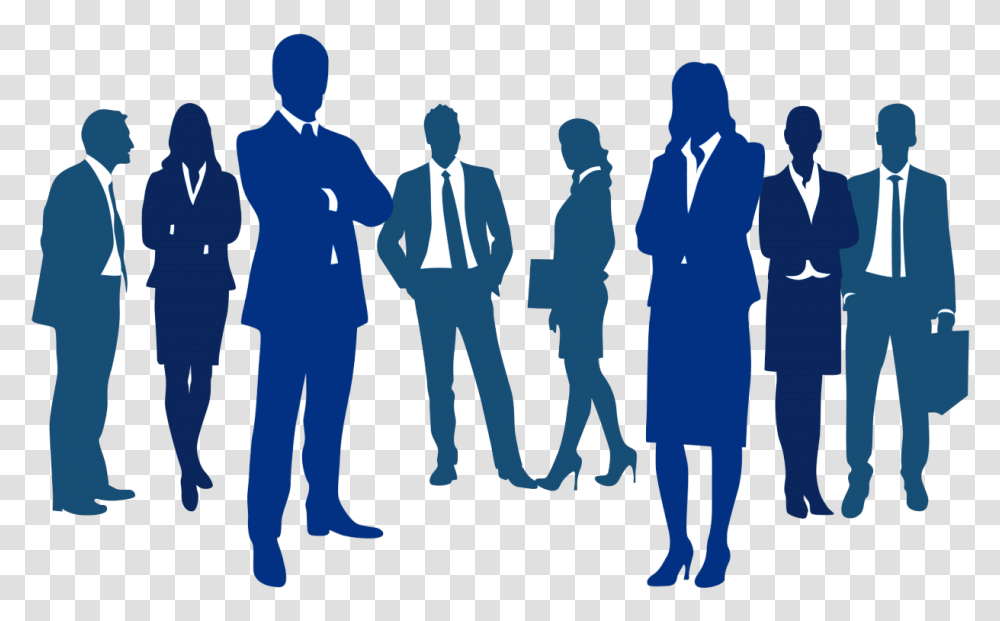 Business People Silhouette Job Fair, Person, Crowd, Audience, Military Transparent Png