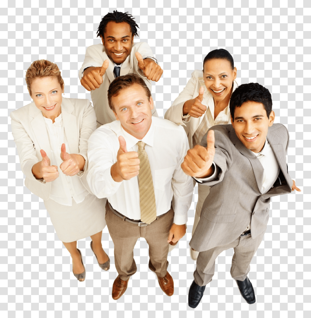 Business People Thumbs Up, Tie, Accessories, Person, Finger Transparent Png