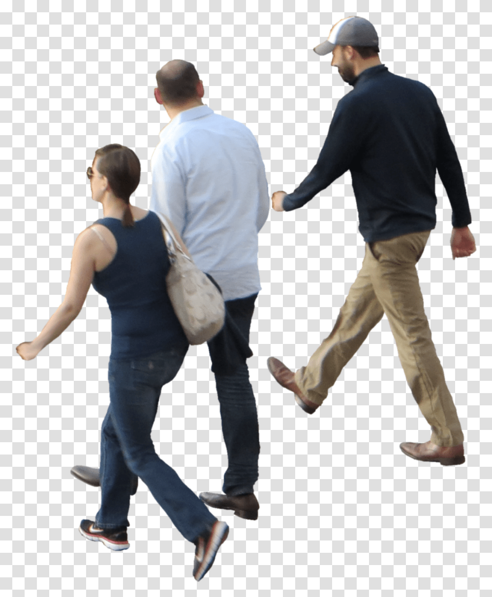 Business People Walking Group People Walking, Person, Hand, Pants Transparent Png