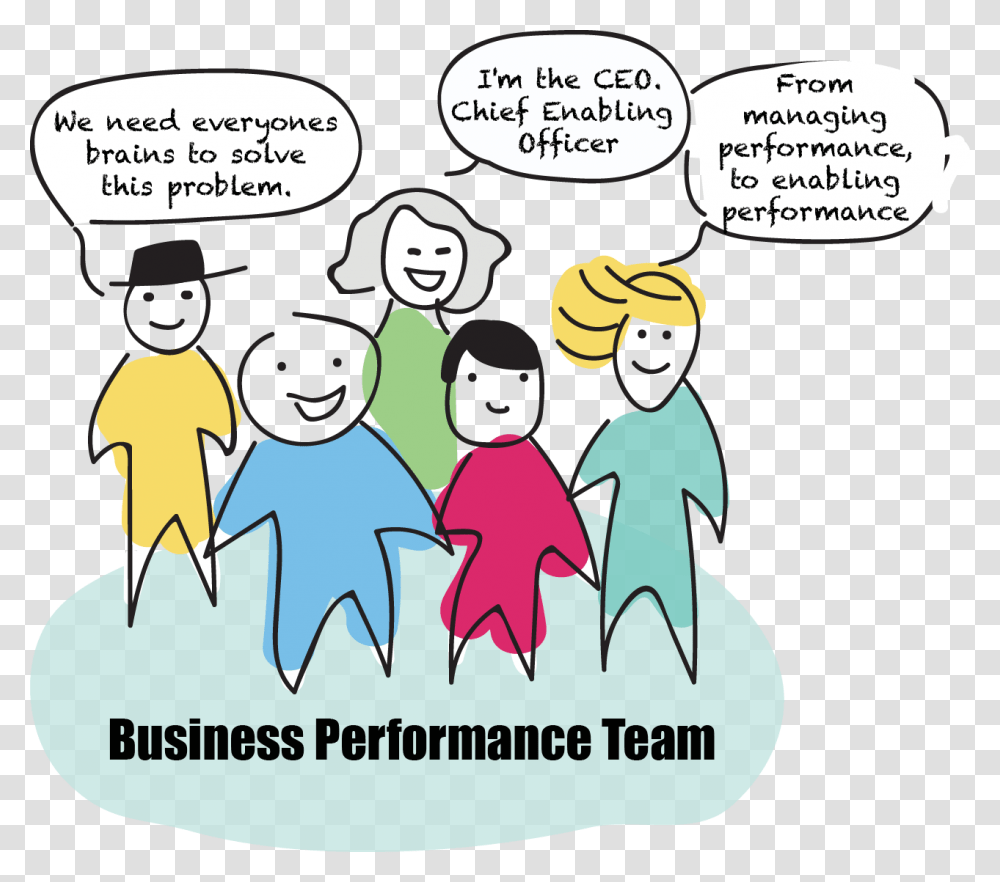 Business Performance Team Cartoon, Comics, Book, Manga Transparent Png