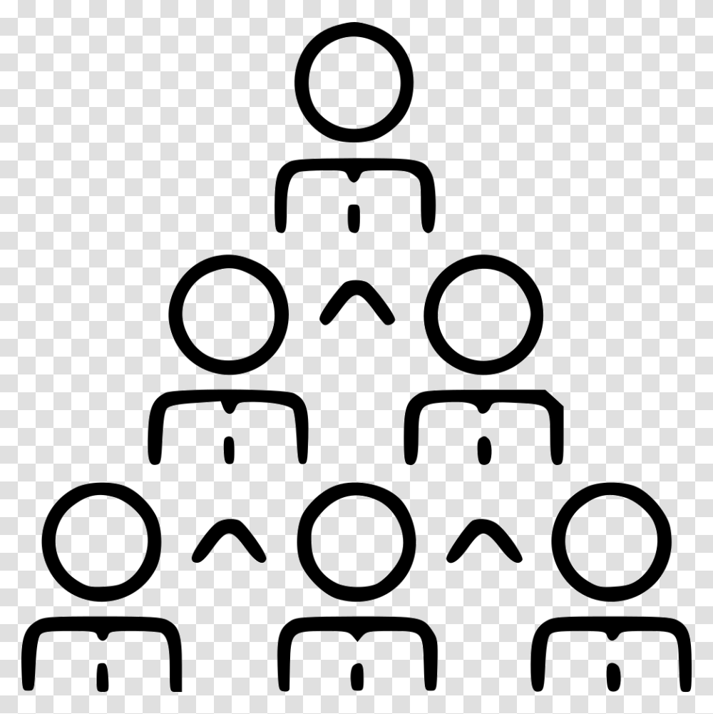 Business Pyramid People Cooperation Leader Organization, Stencil, Number Transparent Png