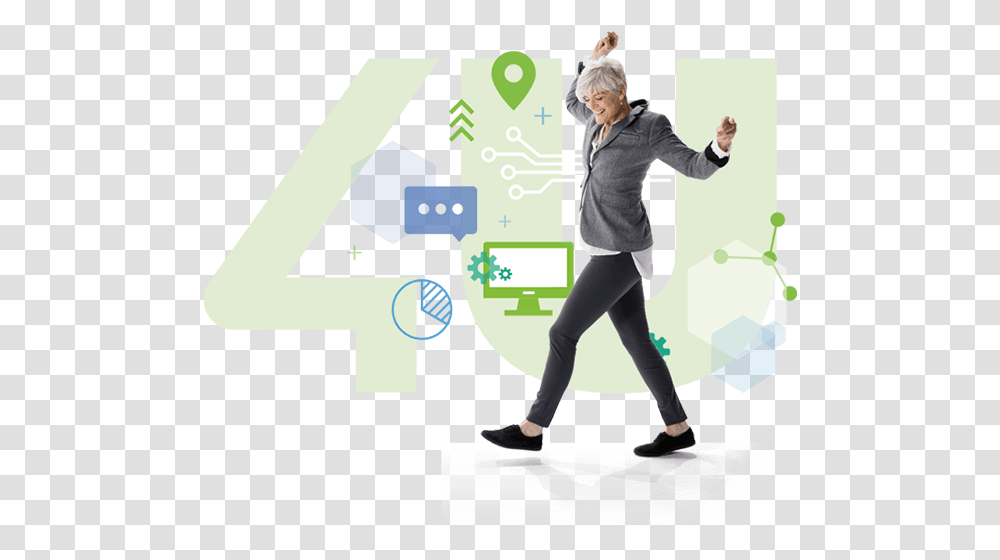 Business Software In The Cloud Unit4 Graphic Design, Person, Clothing, Text, Pants Transparent Png