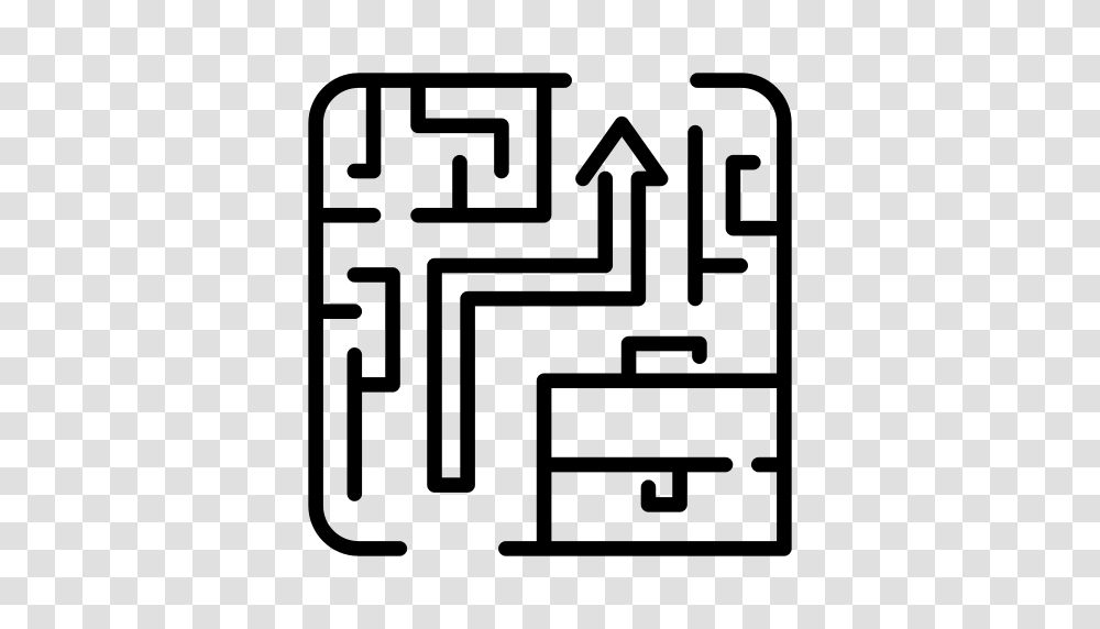 Business Solution Maze Plan Puzzle Solution Strategy Icon, Gray, World Of Warcraft Transparent Png