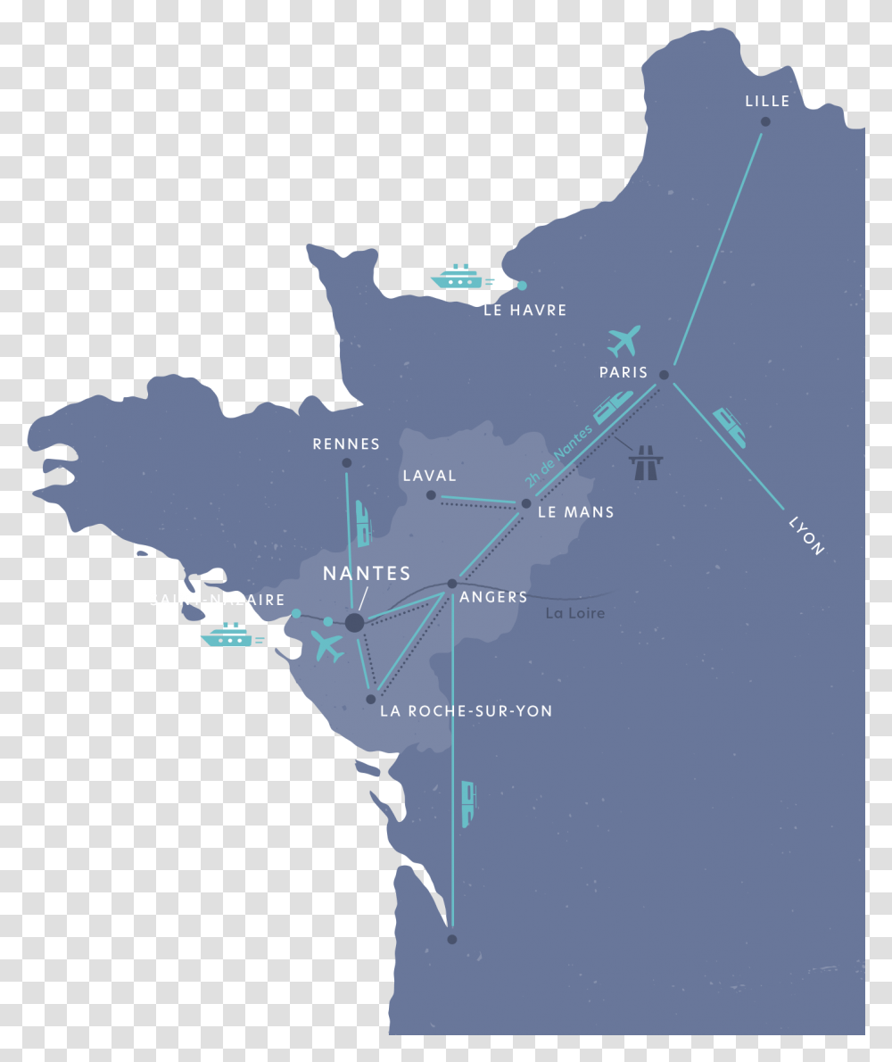 Business Solutions Atlantic France Berlin To Paris Map, Plot, Diagram, Poster, Atlas Transparent Png