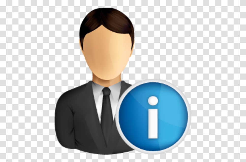 Business User Info 1 New User Icon, Person, Human, Security, Tie Transparent Png