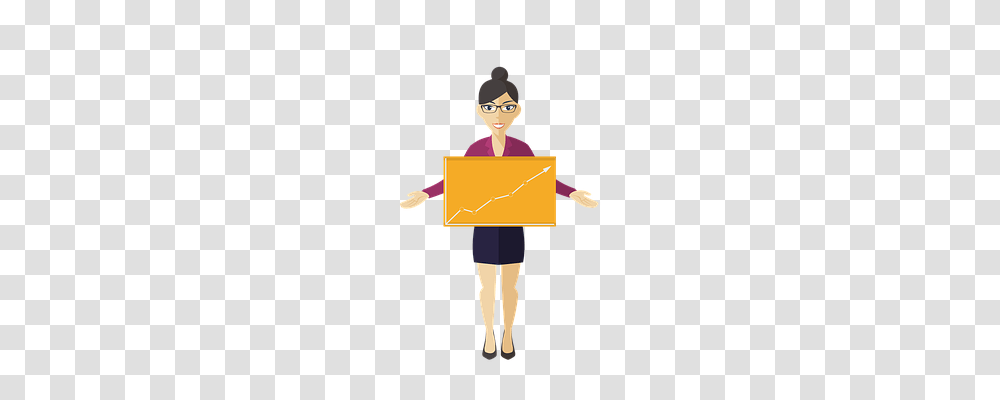 Business Woman Person, Human, Cardboard, Box Transparent Png