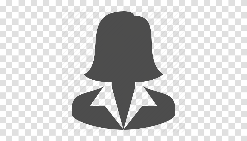Business Woman Icon, Lamp, Hook, Anchor Transparent Png