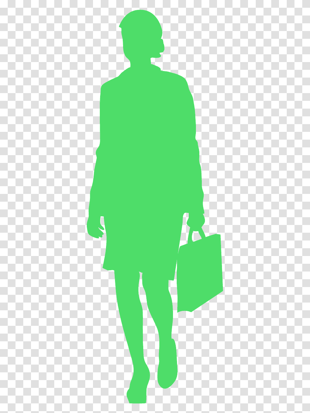 Business Woman Orange Silhouette, Apparel, Sleeve, Long Sleeve Transparent Png