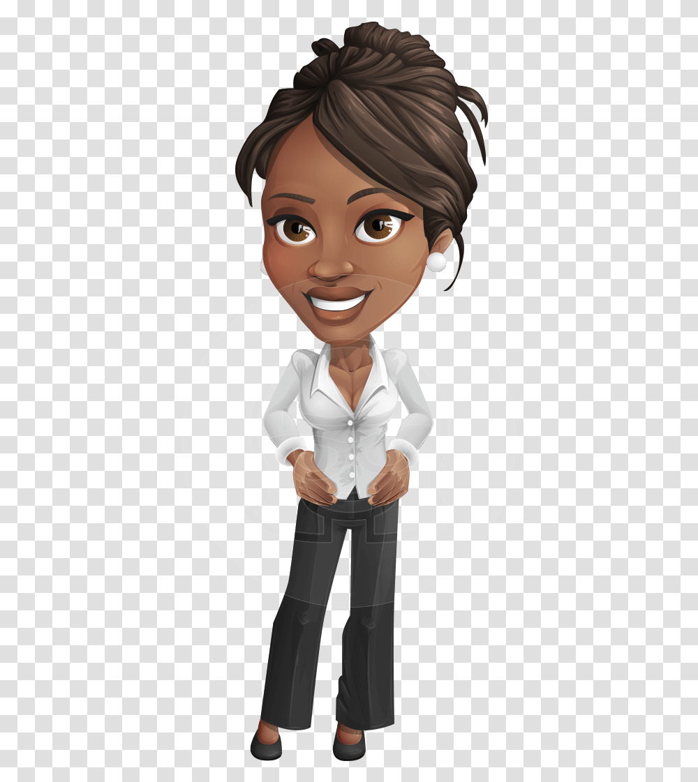 Business Woman, Person, Face, Doll Transparent Png
