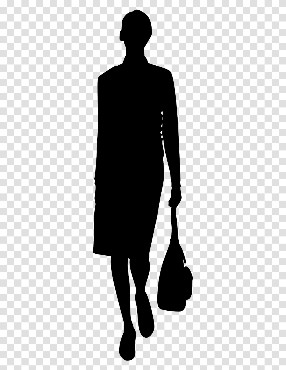 Business Woman Silhouette, Pendant, Accessories, Accessory, Necklace Transparent Png