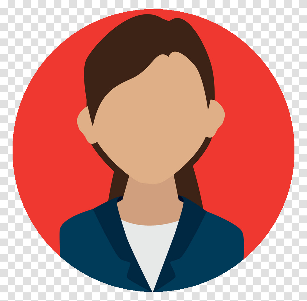 Business Woman Woman Icon, Person, Face Transparent Png