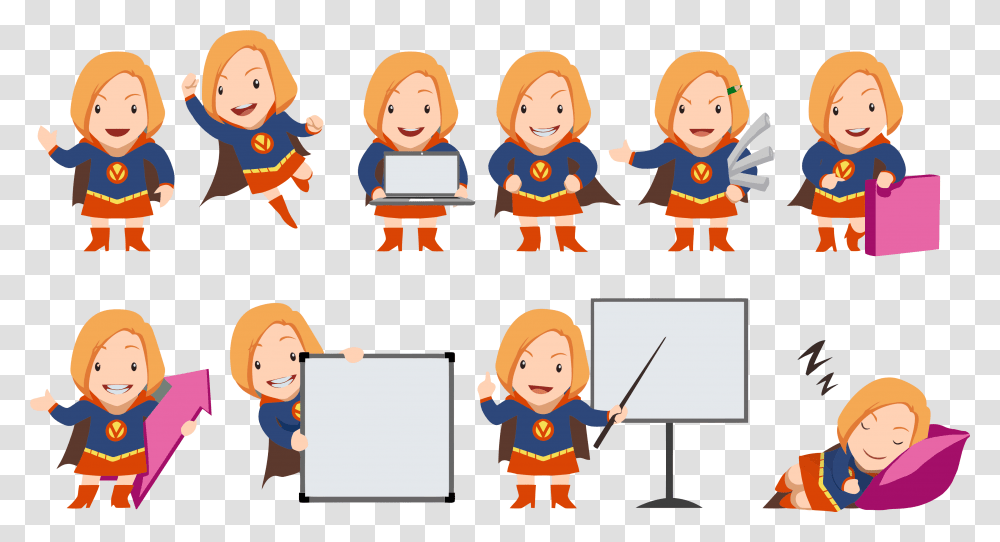 Business Women Characters, Person, People, Girl, Female Transparent Png