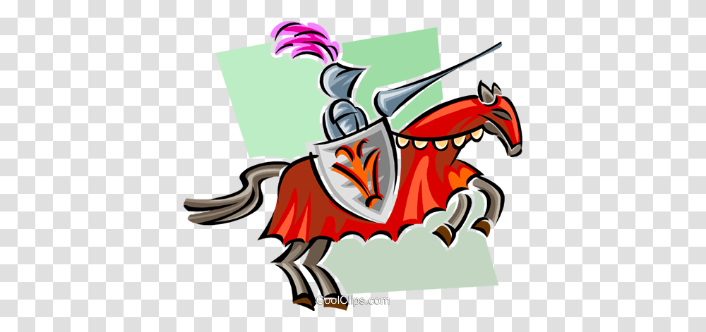 Businessknight Charging Royalty Free Vector Clip Art Illustration, Armor Transparent Png
