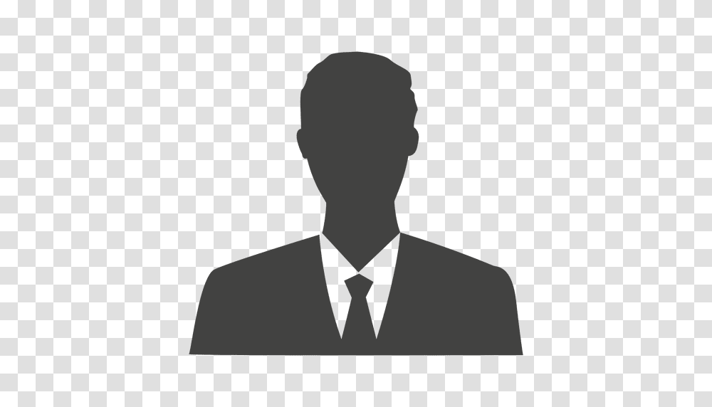 Businessman Avatar Silhouette, Person, Face Transparent Png