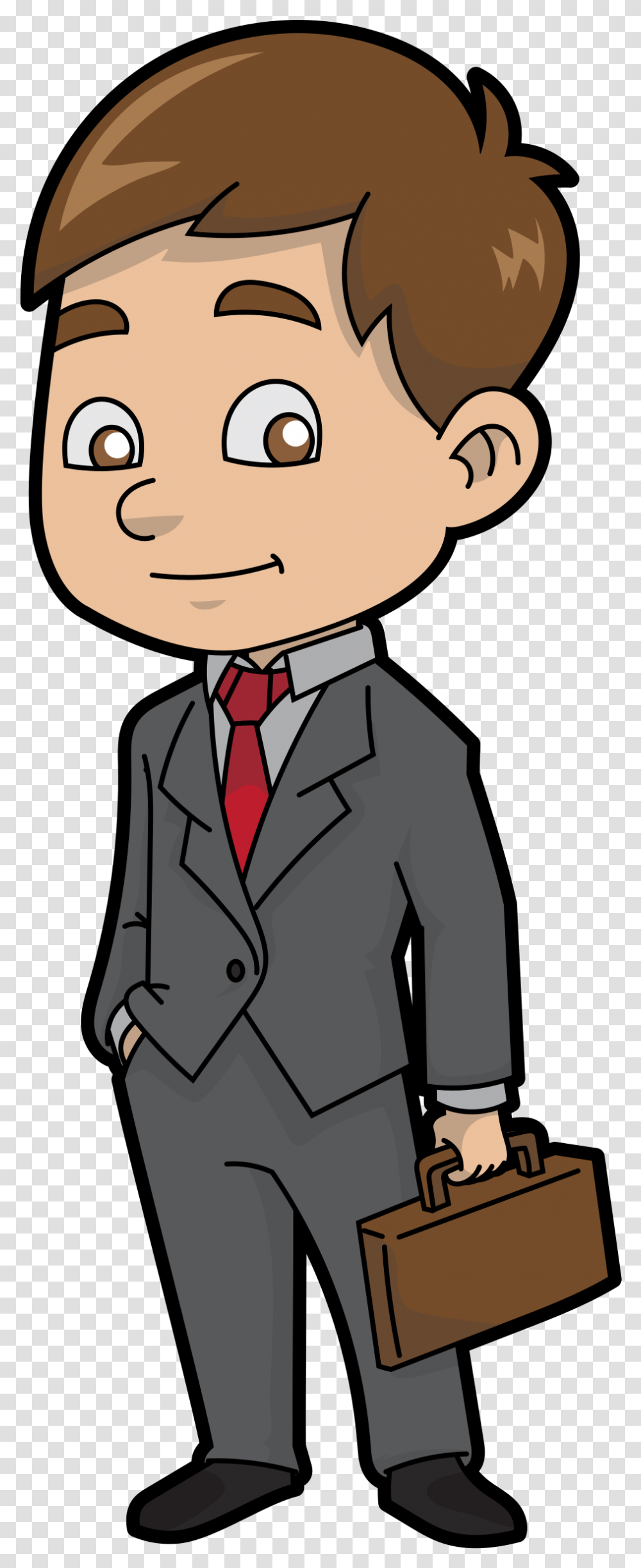 Businessman Cartoon Business Man, Suit, Overcoat, Apparel Transparent Png