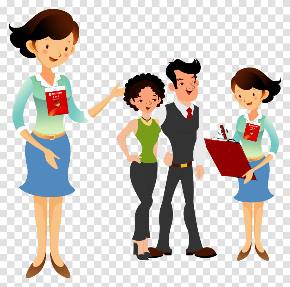 Businessman Clipart Standing Cartoon, Person, People, Family, Female Transparent Png