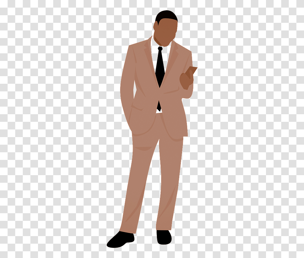 Businessman Clipart, Standing, Person, Hand Transparent Png