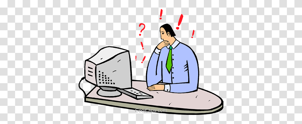 Businessman Confused, Person, Worker Transparent Png