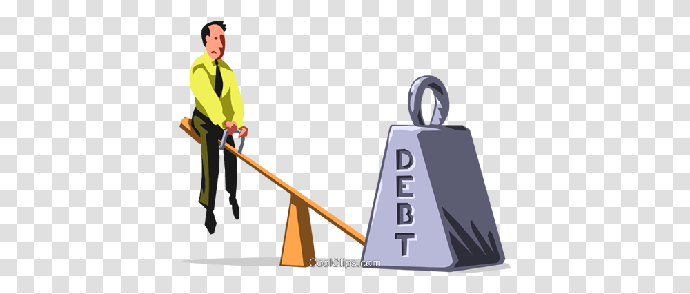 Businessman Crushed, Person, Human, Toy, Seesaw Transparent Png