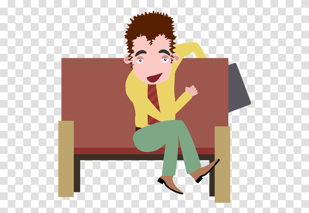 Businessman Human Business Male Man People Sitting, Person, Female, Reading, Girl Transparent Png