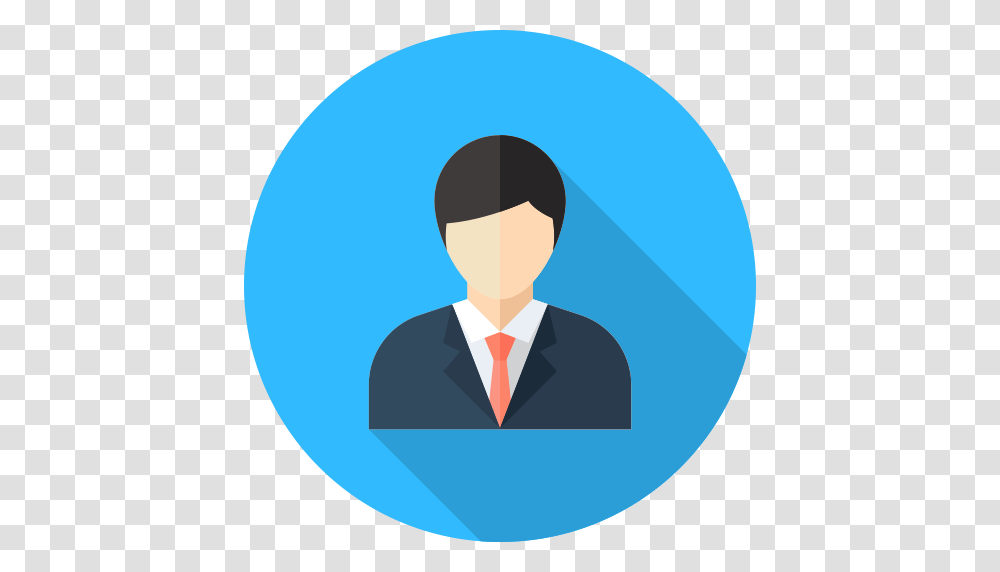 Businessman Officeworker User Icon With And Vector Format, Face, Label, Word Transparent Png