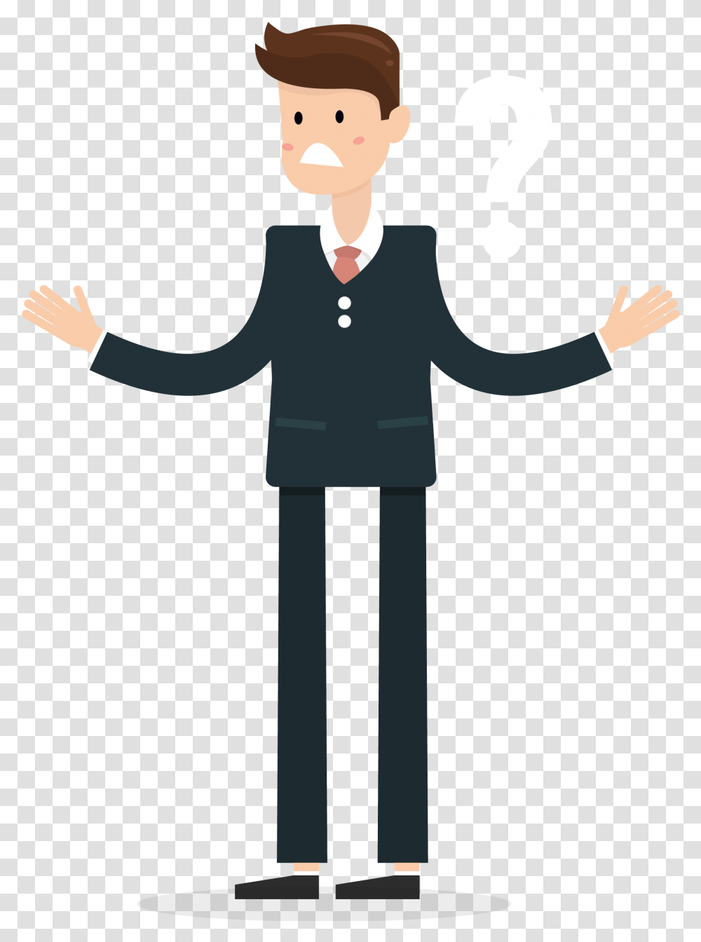 Businessman, Person, Cross, Performer, Silhouette Transparent Png