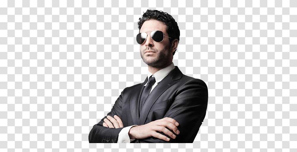 Businessman, Person, Sunglasses, Accessories, Suit Transparent Png