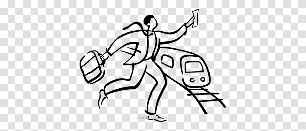 Businessman Running To Catch A Train Royalty Free Vector Clip Art, Spider, Invertebrate, Animal, Arachnid Transparent Png