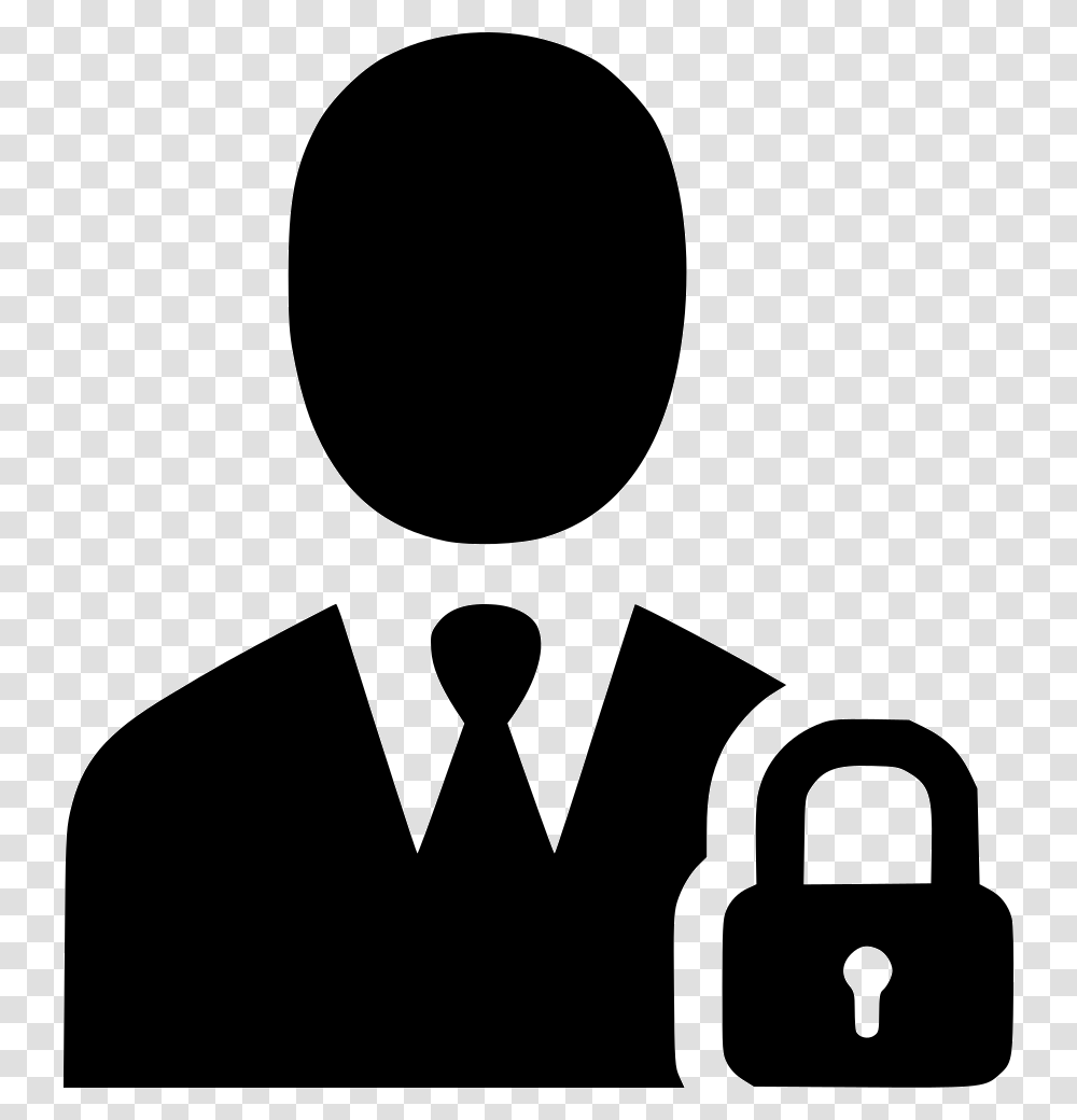 Businessman Secure Safe Protect Lock Locked Password Lock Password Icon, Stencil, Security Transparent Png