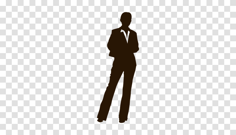 Businessman Shaking Hands To Woman, Standing, Person, Silhouette, Walking Transparent Png