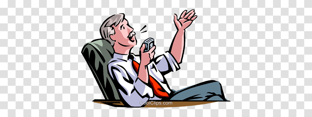 Businessman Speaking Into A Recorder Royalty Free Vector Clip Art, Hand, Photography, Photographer, Leisure Activities Transparent Png