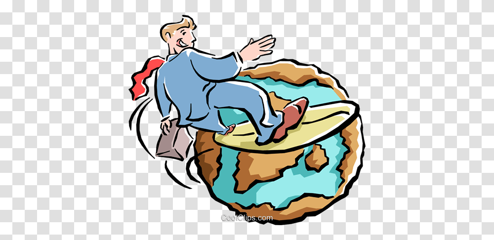 Businessman Surfing The World Wide Web Royalty Free Vector Clip, Outer Space, Astronomy, Universe, Planet Transparent Png