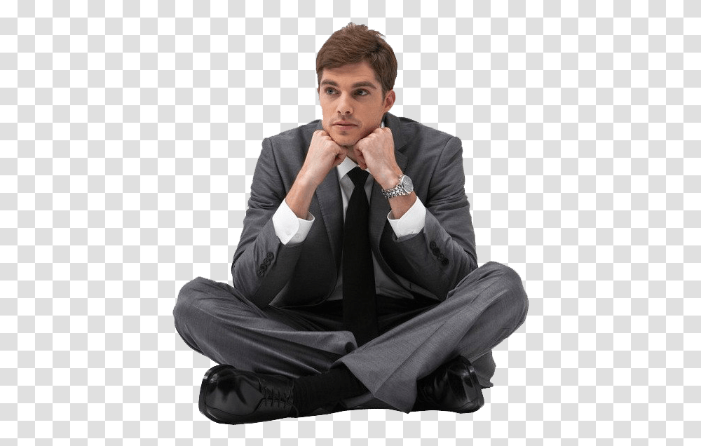 Businessman Thinking Clipart Man Thinking, Tie, Accessories, Suit Transparent Png