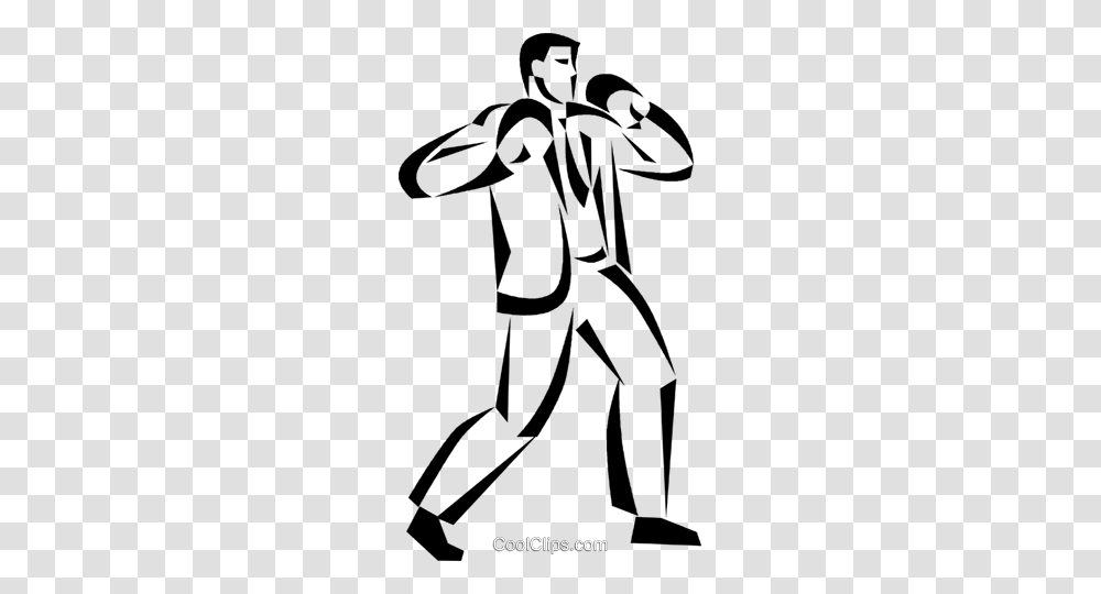 Businessman With Boxing Gloves On Royalty Free Vector Clip Art, Stencil, Hand, Photography Transparent Png