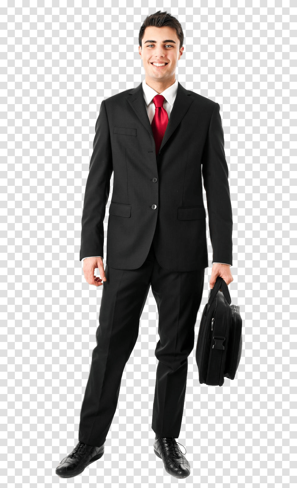 Businessman With Briefcase, Suit, Overcoat, Apparel Transparent Png