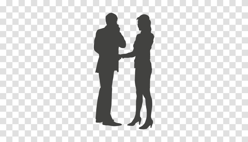 Businessman Woman Talking Phone, Hand, Person, Human, Holding Hands Transparent Png
