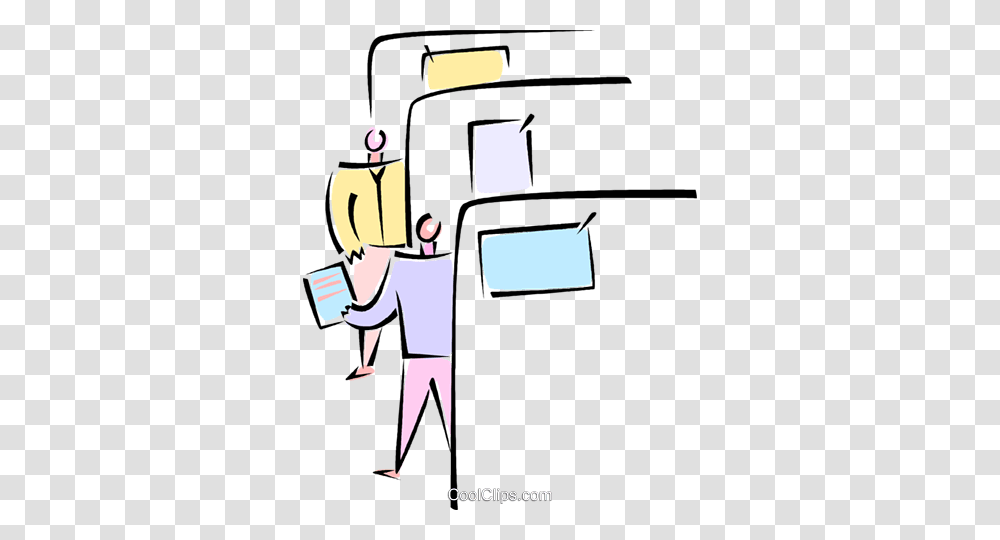 Businessmen Talking Outside Of A Cubicle Royalty Free Vector Clip, Drawing, Utility Pole, Doodle Transparent Png