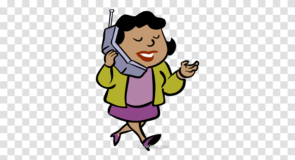 Businesswoman Clip Art Talking On Phone, Person, Human, Clothing, Apparel Transparent Png