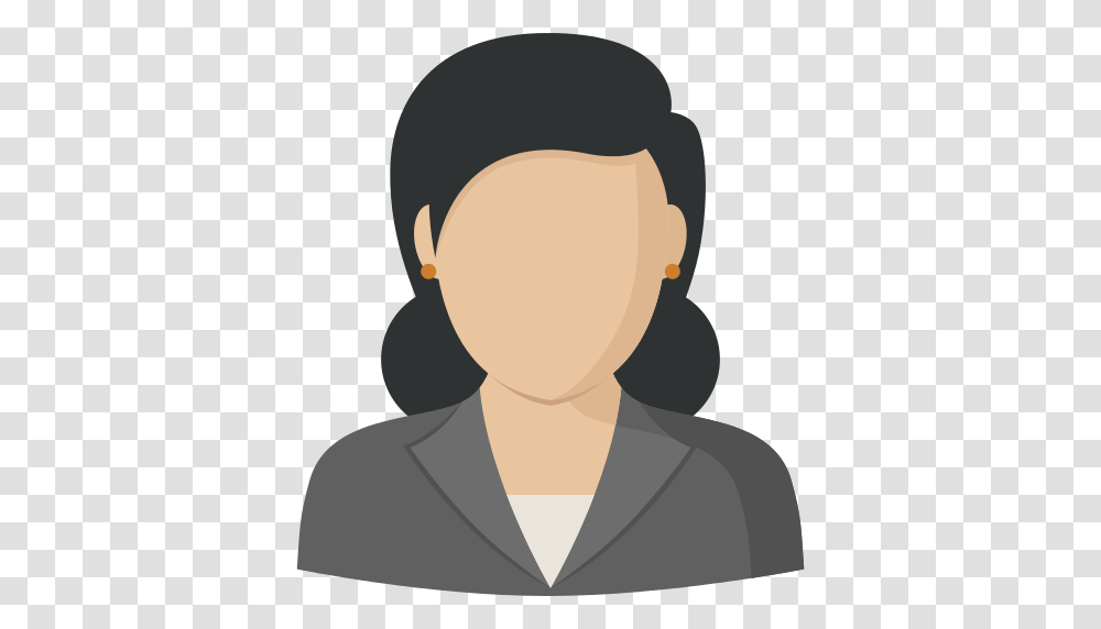 Businesswoman Icons And Graphics, Face, Head, Hair, Cushion Transparent Png