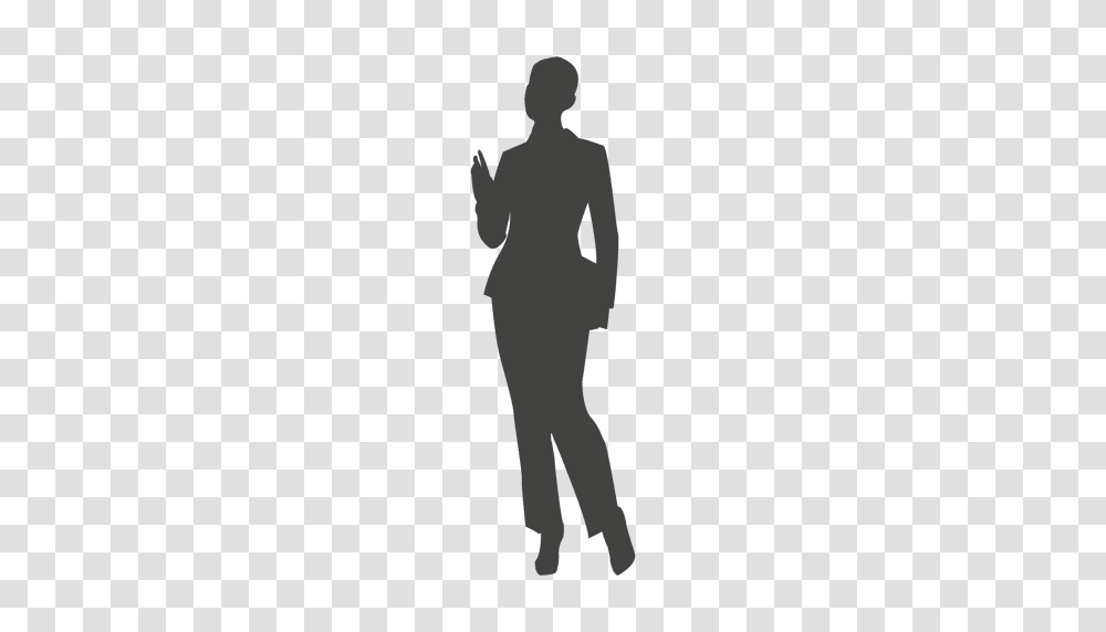 Businesswoman Silhouette, Standing, Person, Walking, Pedestrian Transparent Png