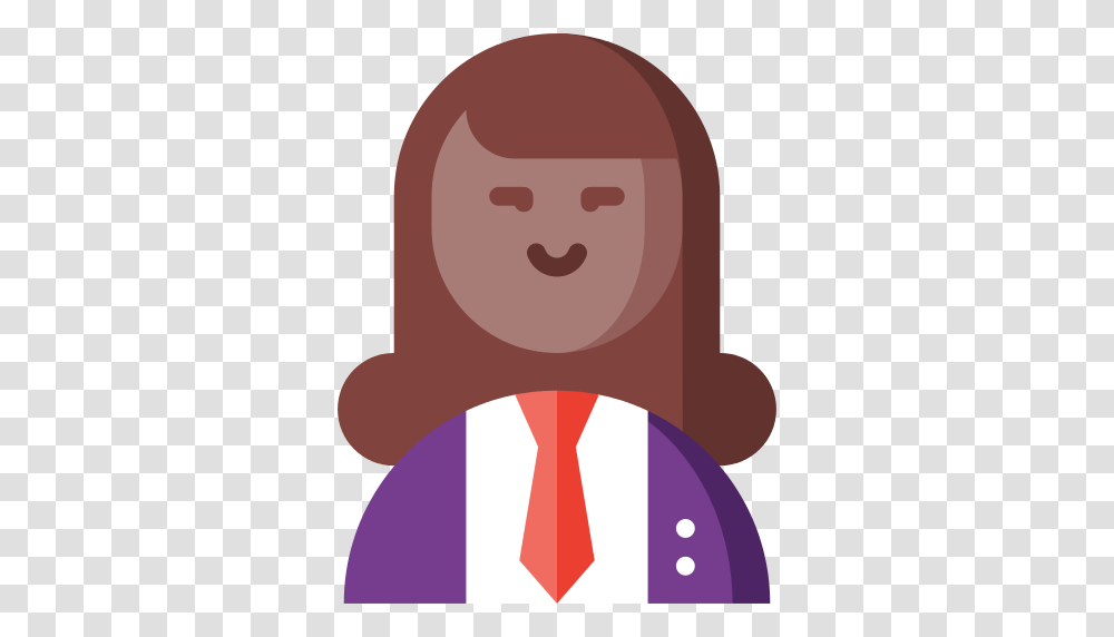 Businesswoman Woman Icon, Tie, Accessories, Accessory, Necktie Transparent Png