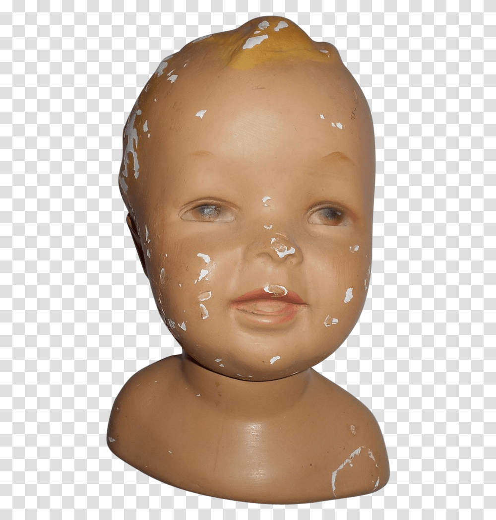Bust, Head, Doll, Toy, Figurine Transparent Png