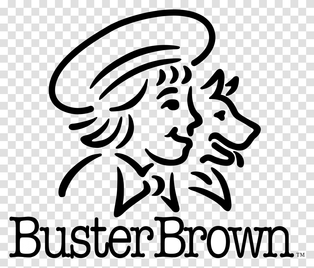 Buster Brown Logo Buster Brown, Pedestrian, Crowd Transparent Png