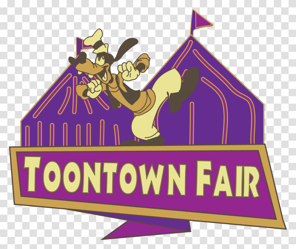 Bustling And Transitioning From The 50s Main Street Disneyland Toon Town, Circus, Leisure Activities, Advertisement Transparent Png