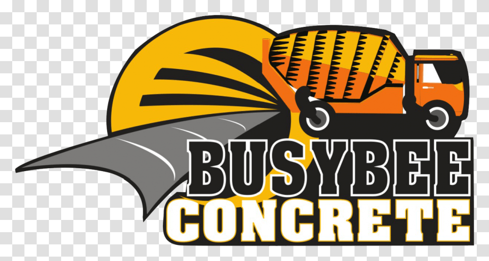Busy Bee Concrete Delivery Services, Poster, Advertisement, Flyer, Paper Transparent Png
